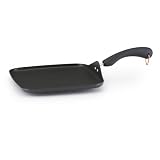 Review Farberware 19254 / Paula Deen 11 Inch Porcelain Square Griddle, Charcoal