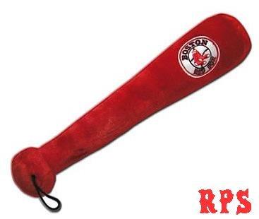 Boston Red Sox Baseball Talking Bat Dog Puppy Pet Plush Toy Officially Licensed MLB