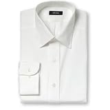Izod Easy Care Cotton Twill Solid Dress Shirt - Spread Collar