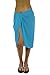 Luxury Divas Sheer Knee Length Cover Up Sarong Wrap for Women