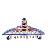 Childrens Ceramic Hannukah Menorah, With Charm/Chair
