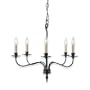 Royce Lighting RC2161/5BK/1 Coventry Five-Light Chandelier Black