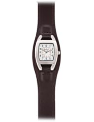 Wide Band Comfort Watch Color: Brown