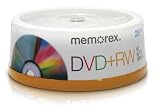 Memorex Dvd+Rw 4.7 Gb 4x Branded 25 Ea/Pkg