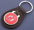New Jersey Devils Leather Keychain