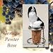 Japanese Chin Dog Wine Bottle Stopper - Black & White