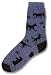 For Bare Feet Dog Silhouette Socks