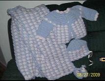 Hand Crocheted Baby Layette
