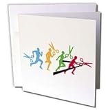 R McDowell Graphics Funny Sports - Running with Safety Scissors - Greeting Cards-12 Greeting Cards with envelopes R McDowell Graphics Funny Sports - Running with Safety Scissors - Greeting Cards-12 Greeting Cards with envelopes