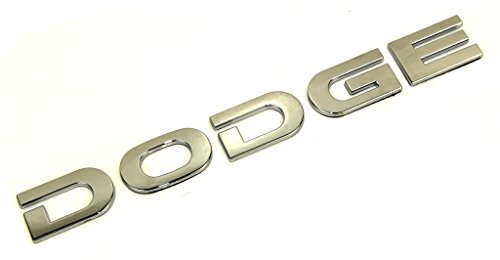 New Chrome Dodge Emblem Ram Charger Challenger Magnum HEMI 1pc .150 Thick