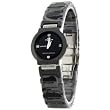 Oniss Women's Black Ceramic with Diamond Watch Model ON-327-L1 (Black Face)