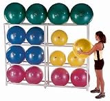 Stability Ball Storage Rack (16 Ball Rack), Carts & Carriers, Body Building & Fitness
