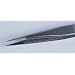 Wiha 49783 Stainless Steel Fine Rounded and Pointed Professional Precision Tweezer, 110mm Overall Length