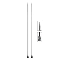 Knitter's Pride Karbonz Single Point 14-inch Knitting Needles; Size US 7