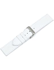 Swiss Army White Leather Chrono Classic Watch Strap