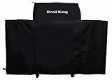 Barbecue Genius 7492 Heavy Duty PVC Polyester Grill Cover, Black