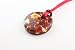 Murano Glass Pendant Jewelry - Mila Red/Gold Style2 image 2