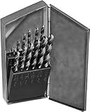 Interstate 208-0004 13pc 1/16-1/4x64 118d Hss Blk Jobber Drill Set