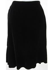 Apparel: Apostrophe Misses Velvet Skirt Size 2 Black