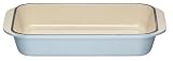 Le Creuset Cast Iron Rectangular Dish, Satin Blue, 30 cm