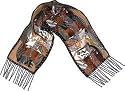 Moroccan Mares Silk Scarf by Laurel Burch