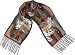 Moroccan Mares Silk Scarf by Laurel Burch