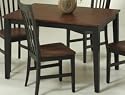 Black/Cherry Dining Table by Home Styles - 88-5173-31 (Black/Cherry) (30" H x 48" W x 36" D)