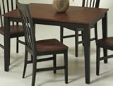 Kitchen & Housewares : Black/Cherry Dining Table - HomeStyles 5173 (Black/Cherry) (30" H x 48" W x 36" D)