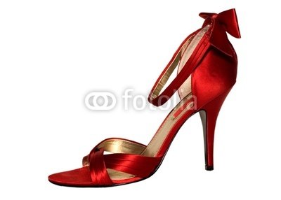 Wallmonkeys Peel and Stick Wall Decals - Elegant Red Shoe on High Heel - 36