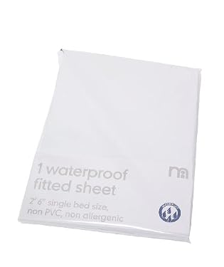 "Waterproof fitted mattress protector - Single bed 2ft 6"""""
