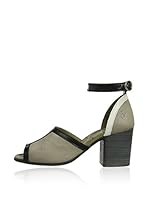 Fly London Sandalias de tacón (Gris / Negro)
