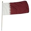 Qatar Flag 12 x 18 inch