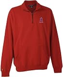 MLB Los Angeles Angels Dark Red Mens Revolution Fleece