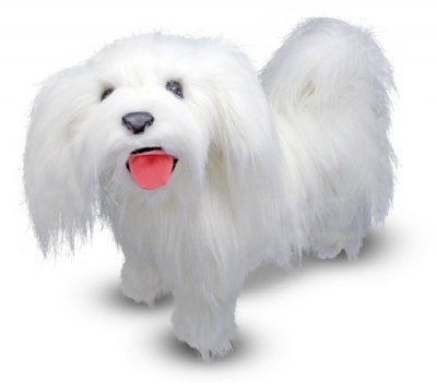 Jumbo Plush Maltese Dog [Customize with Personalized Collar and/or Fragrance]