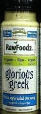 RawFoodz: Glourious Greek Salad Dressing 8.5 Oz (6 Pack)