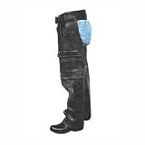 Leather Chaps - Naked Leather Motorcycle Chaps with Cargo Pockets