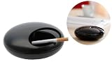 Balvi - Ashtray Pebble black melamine