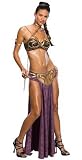 Princess Leia Slave Sexy Womens Costume Adult Halloween Outfit - Medium, Dress Size 8-10 MED