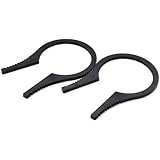 Goliton&reg; DSLR camera 62-77mm lens filter wrench kit(2 pcs) - Black