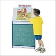RAINBOW ACCENTS BIG BOOK EASEL CHALKBOARD FRONT BLUE