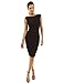 PattyBoutik Women's Boat Neck Sleeveless Sheath Dress