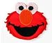 Sesame Street ELMO embroidery iron-on patch, 7cm x 6cm (2.75"x2.25")