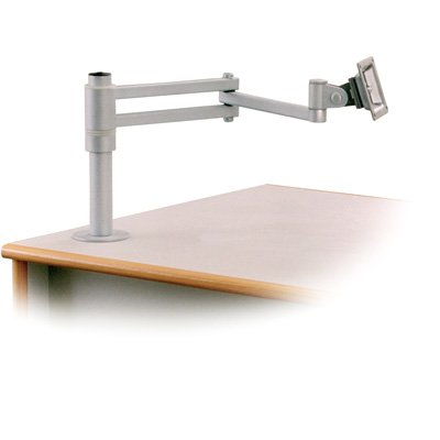 SV04 Schreibtisch Schwenkarm für Monitoren bis 8 kg Silber