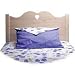 Scalloped Twin Headboard-Color Honey Oak with Heart Cutout