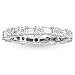 1.50ct tw Round & Baguette Diamonds All Around Eternity Band 14k Gold Bridal Ring