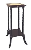 Ore International Cherry Square Flower Stand Ceramic Top