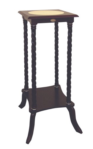 Ore International Cherry Square Flower Stand Ceramic Top