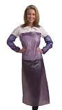 Vinyl Apron Blue 8mm with Strings - 1 Apron