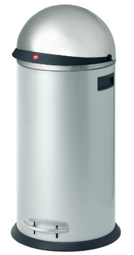 Hailo 0850-559 Gro&szlig;raum-Abfallbox KickVisier 50, silber Preisvergleich