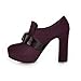 Charm Foot Fashion Bows Womens Platform High Heel Shoes Ankle Boots